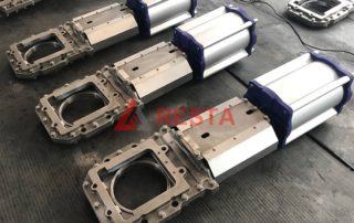 round square knife gate valve