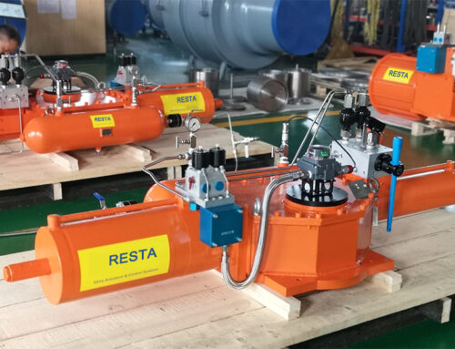 Gas-over-oil-actuator
